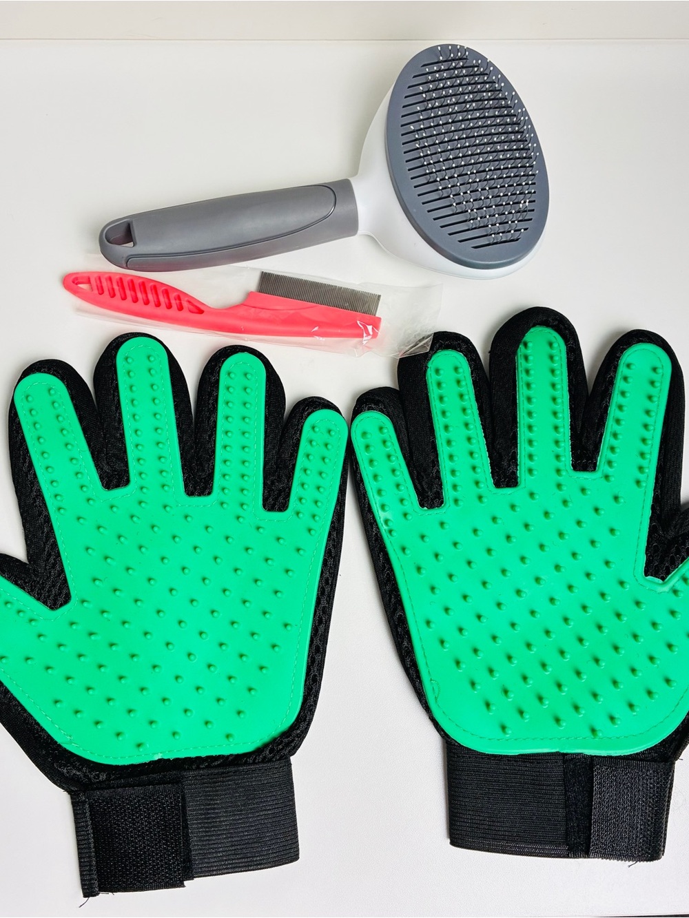 Cat Grooming Glove Brush,Pet Hair Remover Tool,Reusable Dog Hair Fur Remover